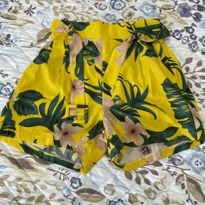 Summer flower print shorts